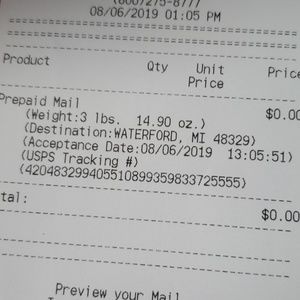 Tracking for Tarte vault💕